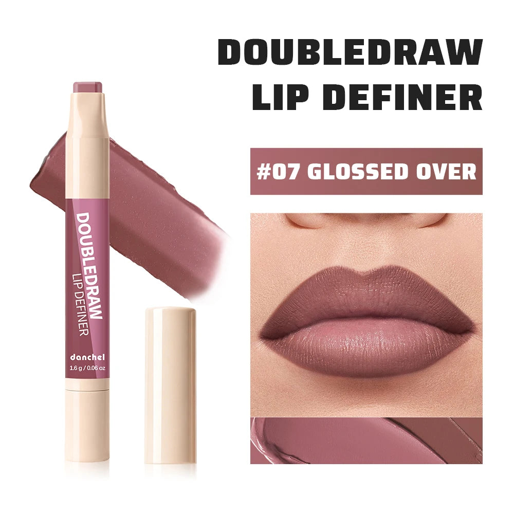 2-in-1 Dual Ended Lip Liner and Hydrating Matte Lipstick