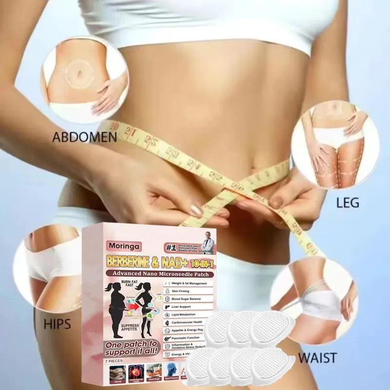 10-in-1 Advanced Nano Microneedle Herbal Weight Management Patches - 1