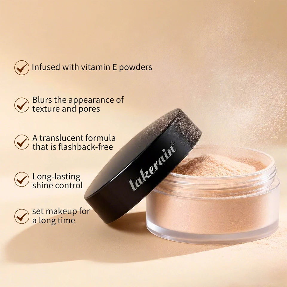 Translucent Loose Setting Powder for Matte Makeup Finish - 8