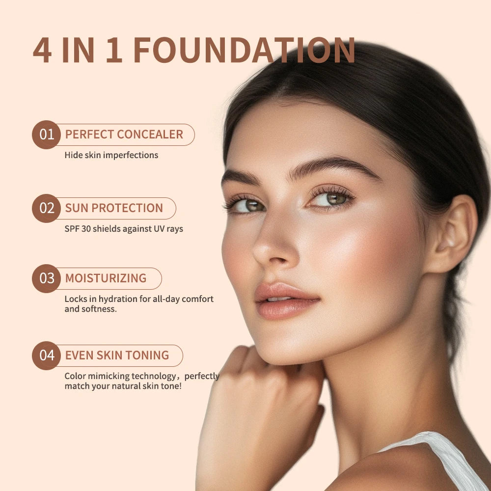 4-in-1 Color Changing Foundation with SPF 30