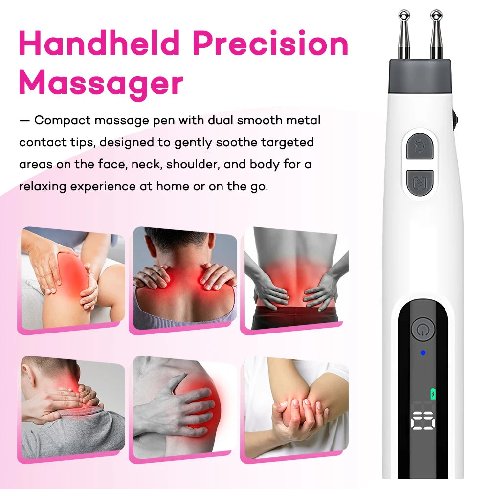 Handheld Electric Precision Massager for Face and Body