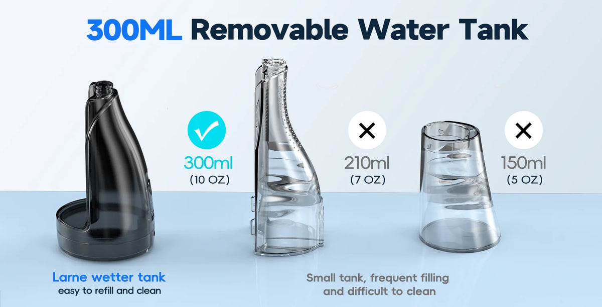 Portable Cordless Water Flosser for Teeth and Braces