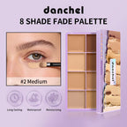 8-Shade Full Coverage Cream Concealer and Contour Palette