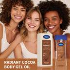 Radiant Cocoa Body Oil Gel for Deep Hydration and Glowing Skin