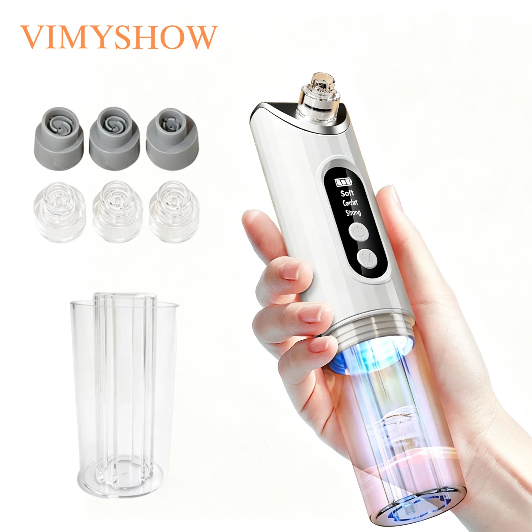 Electric Pore Vacuum and Blackhead Remover with Hydration System - 1
