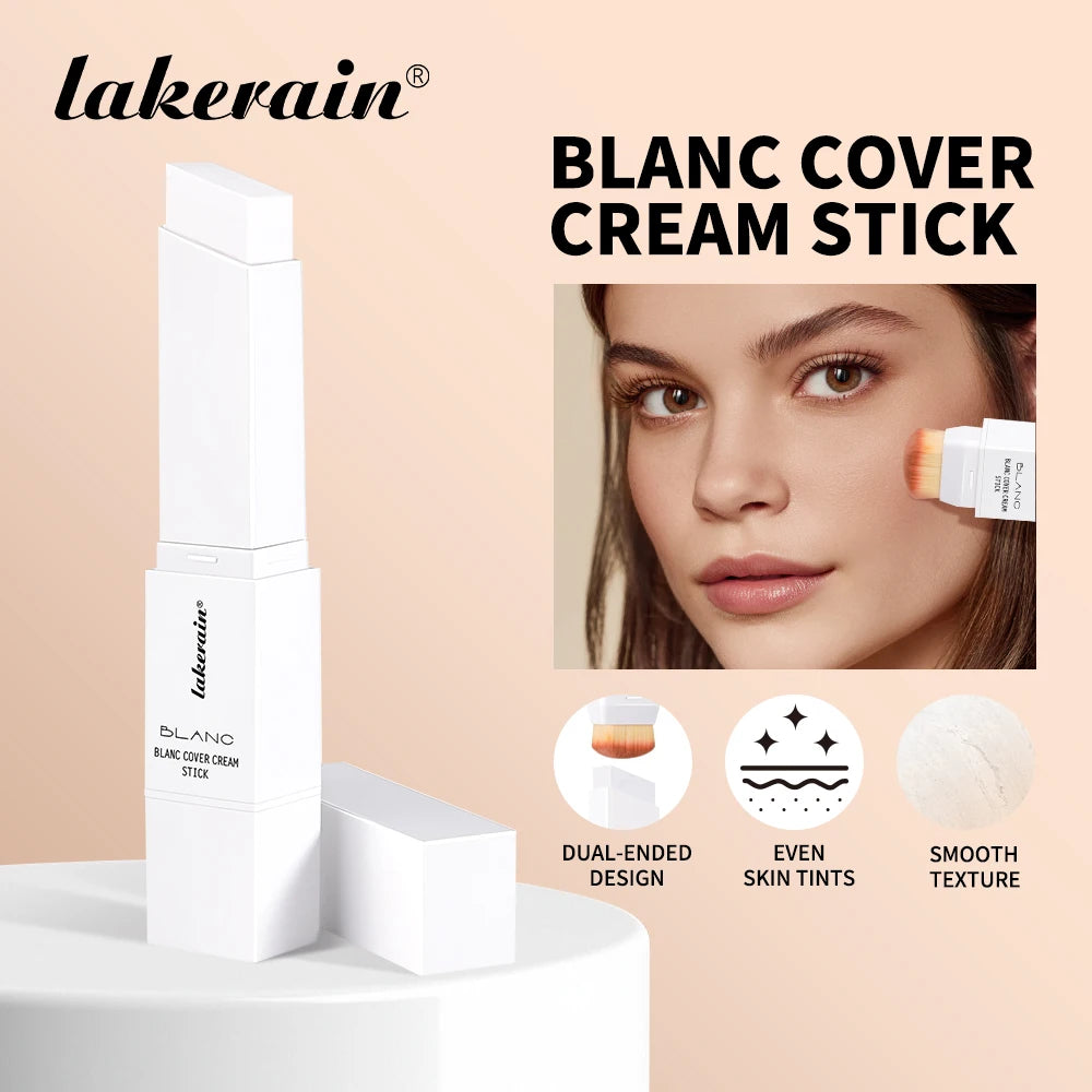 Color-Changing Foundation Stick with Detachable Blending Brush