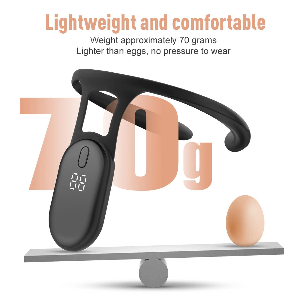 Intelligent Vibration Posture Corrector with LCD Display