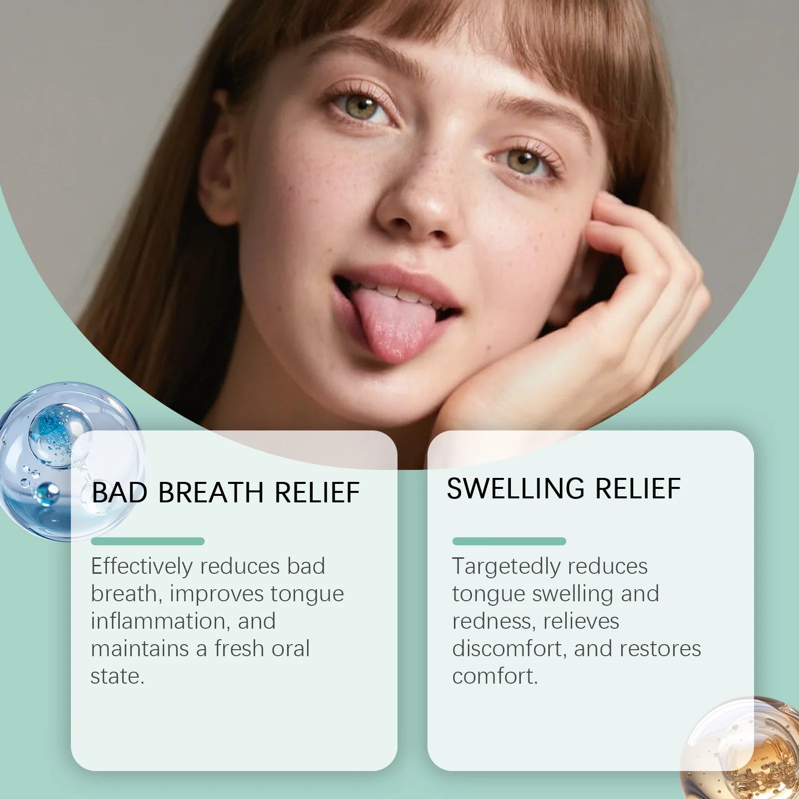 Refreshing Tongue Repair Spray for Oral Hygiene and Bad Breath - 8