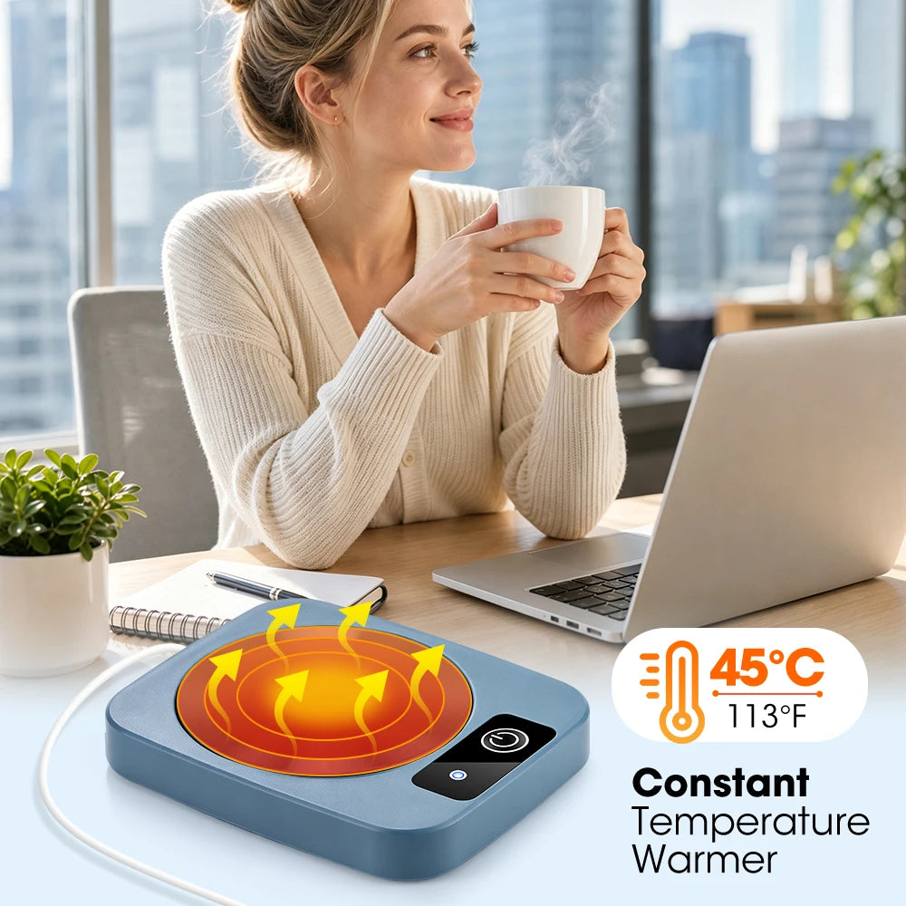 Electric Desktop Mug Warmer for Coffee and Tea - 1