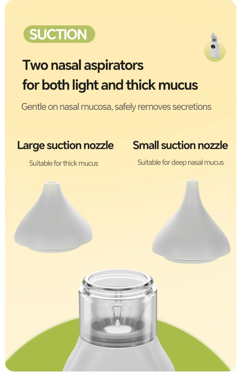 Electric Baby Nasal Aspirator with 9 Suction Levels