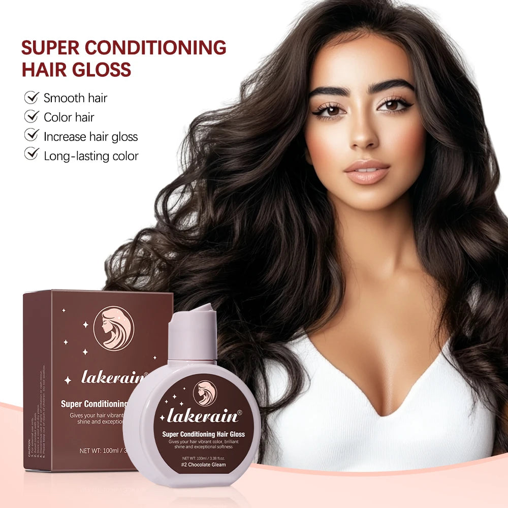 Conditioning Hair Gloss for Color Enhancement and Repair