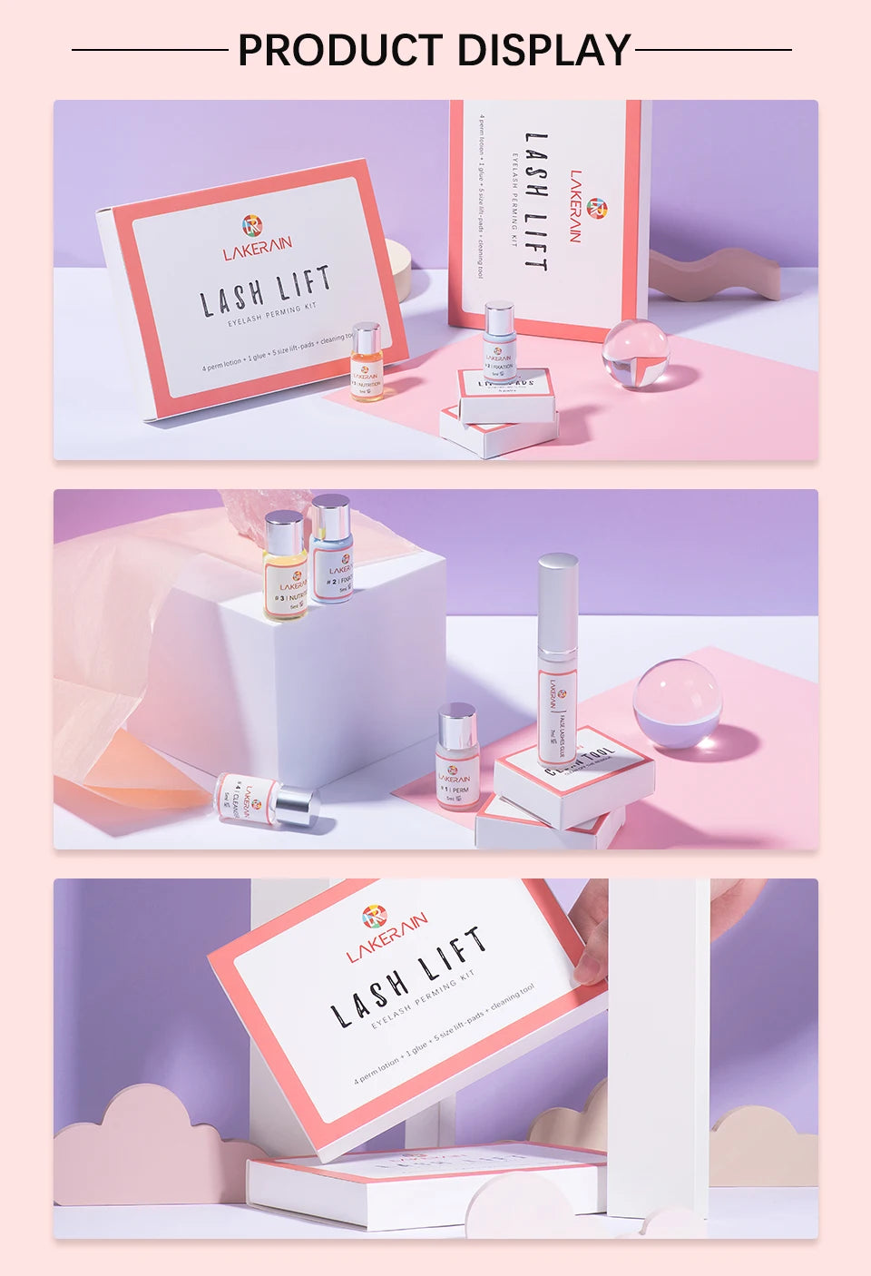 Professional Eyelash Lift and Perming Curling Kit - 15