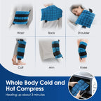 Reusable Hot and Cold Therapy Wrap for Back and Joints