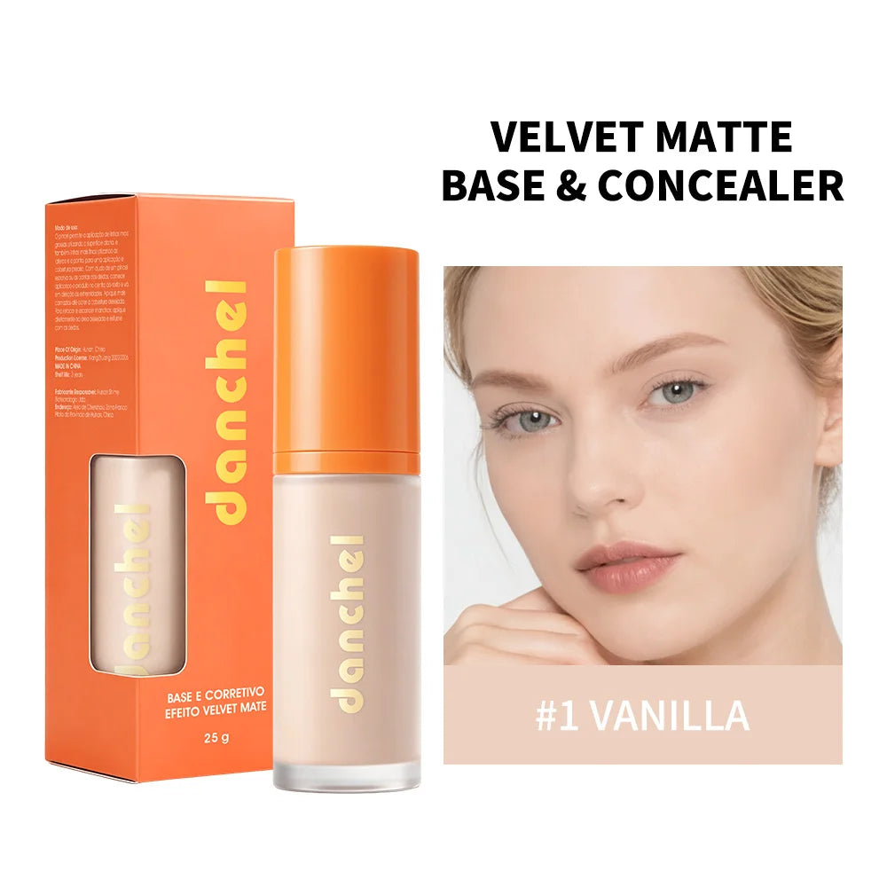 2-in-1 Velvet Matte Liquid Foundation and Concealer - 26