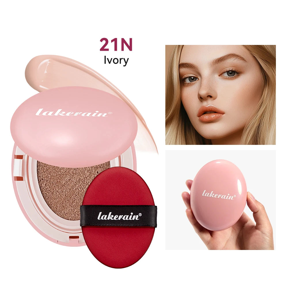Waterproof Full Coverage Cushion Foundation with Sun Protection