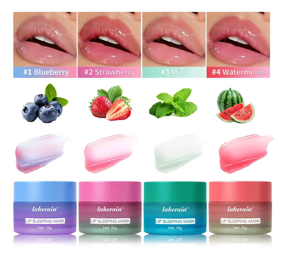 Dual-Color Hydrating Lip Sleeping Mask for Dry Lips - 8