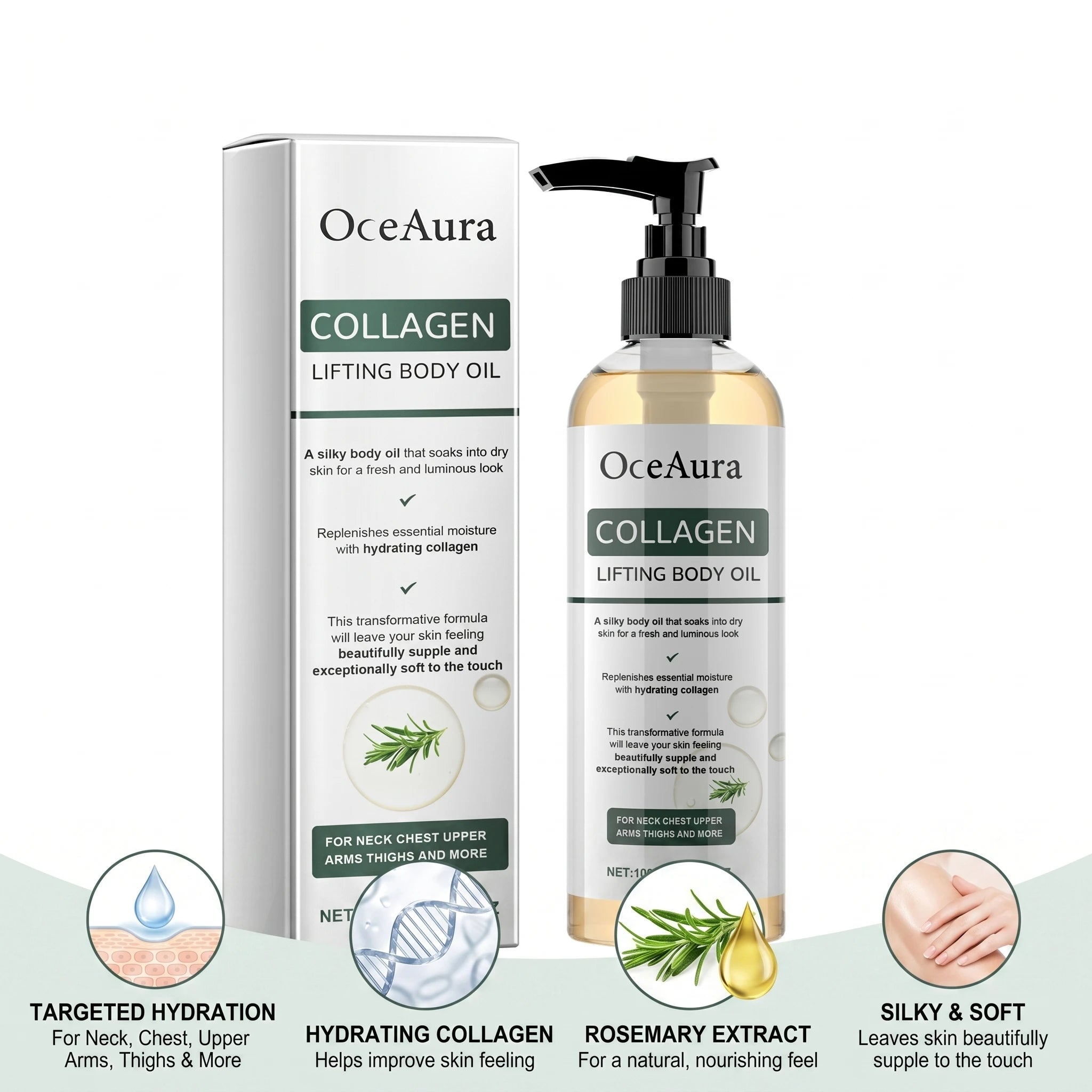 Collagen Body Firming and Hydrating Massage Oil - 3