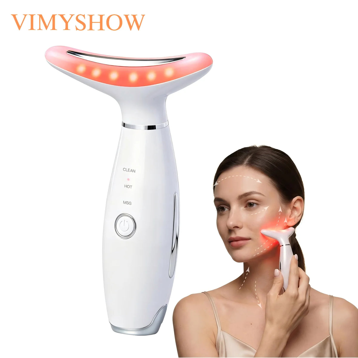 3-in-1 LED Facial Massager for Skin Tightening and Sculpting