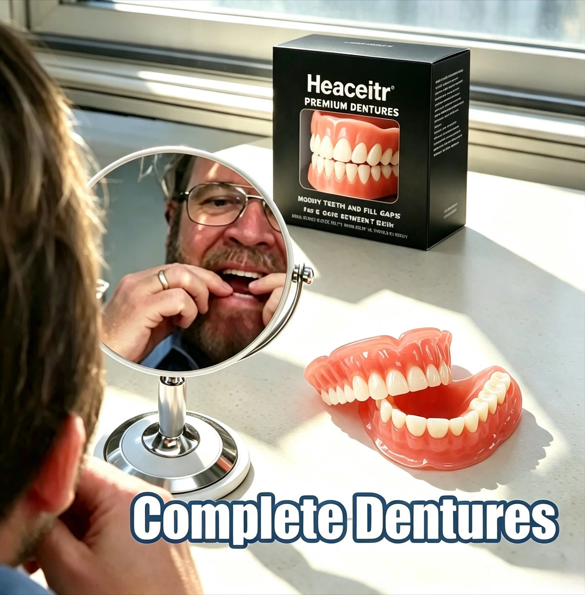 Custom Fit Silicone Dentures for Comfortable Daily Wear