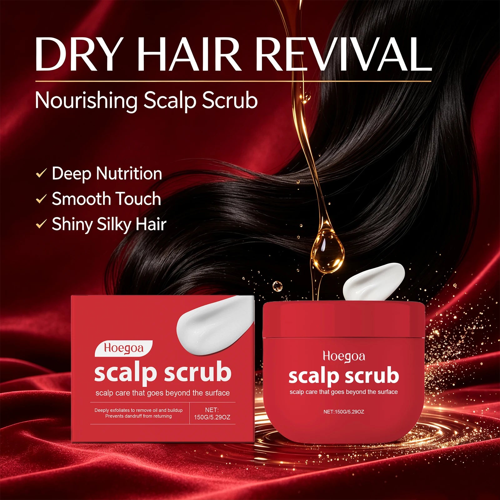 Deep Cleansing Scalp Exfoliating Scrub for Dandruff and Oil Control - 4