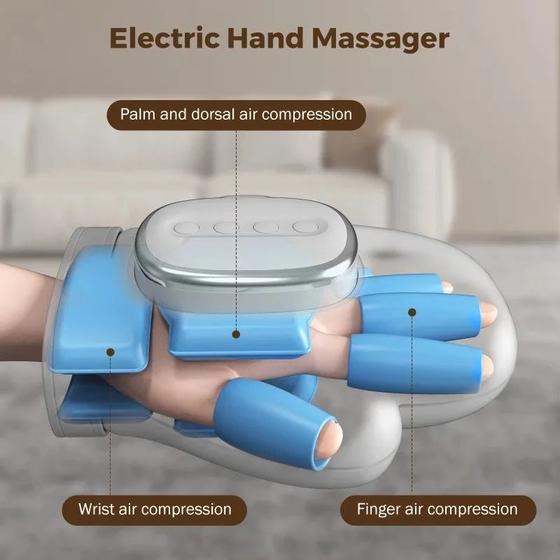 Electric Cordless Hand and Wrist Compression Massager