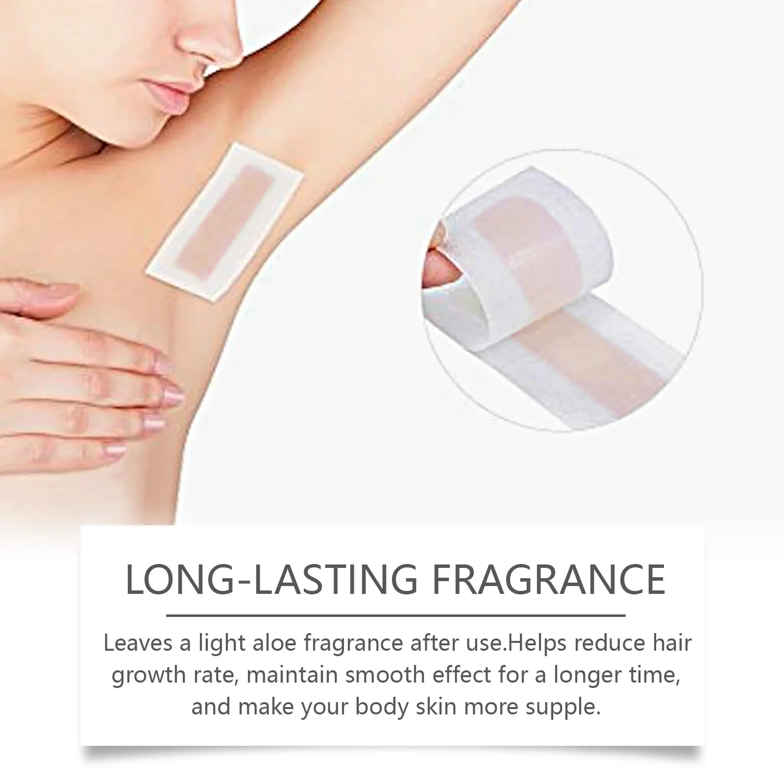 Full Body Hair Removal Wax Strips for Smooth Skin - 12