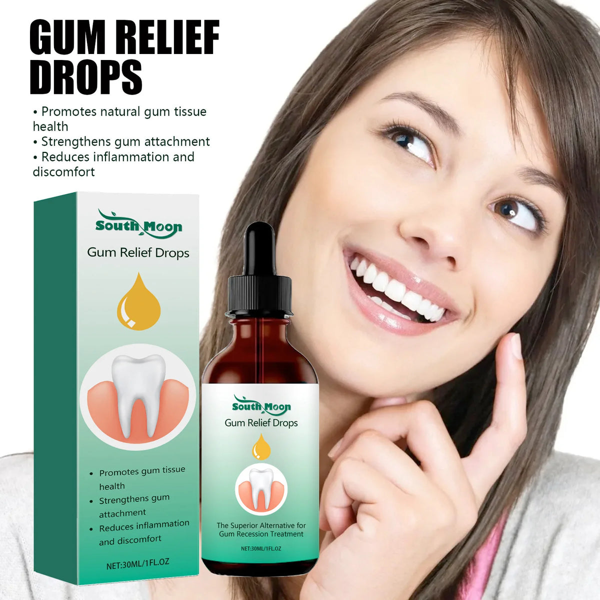 Natural Herbal Toothache and Gum Relief Drops