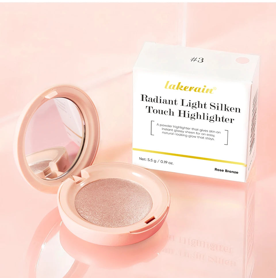 Radiant Baked Highlighter Powder for Natural Glow