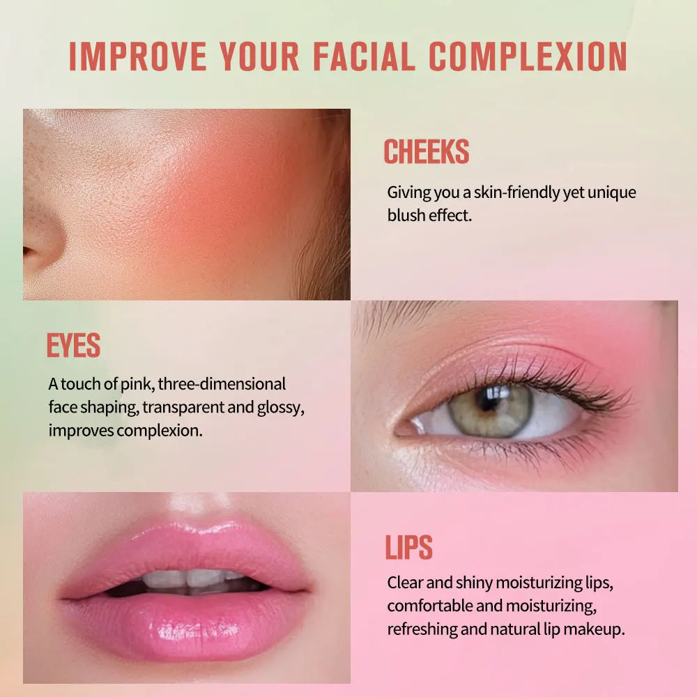 Tinted Moisturizing Cream Blush Stick for Cheeks and Lips