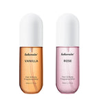 Vanilla and Rose Refreshing Hair and Body Fragrance Mist