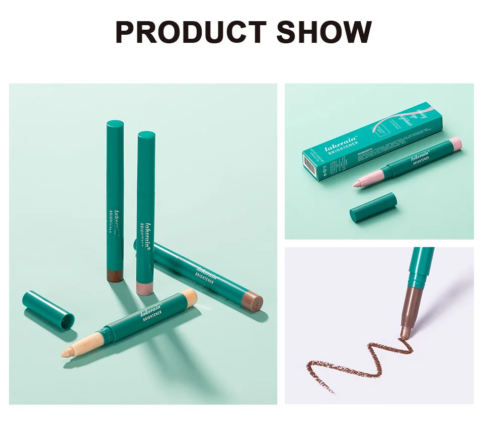 Waterproof Shimmer Eyeshadow Stick for Instant Eye Brightening