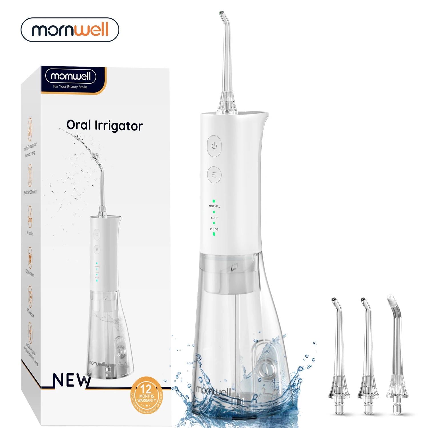 Portable Cordless Water Flosser for Teeth Cleaning - 1