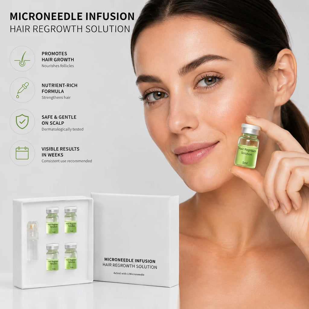 Microneedle Hair Regrowth and Scalp Nourishing Treatment Kit