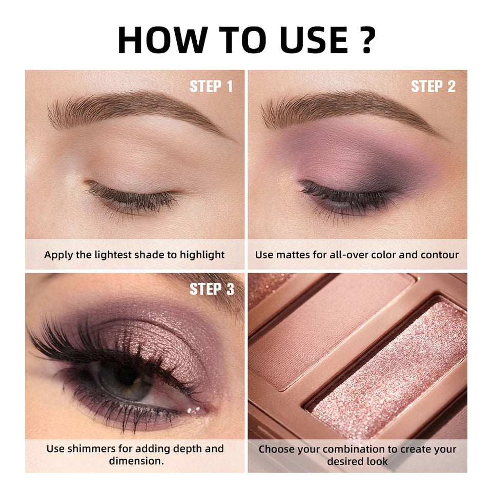 Mini Soft Pink Eyeshadow Palette