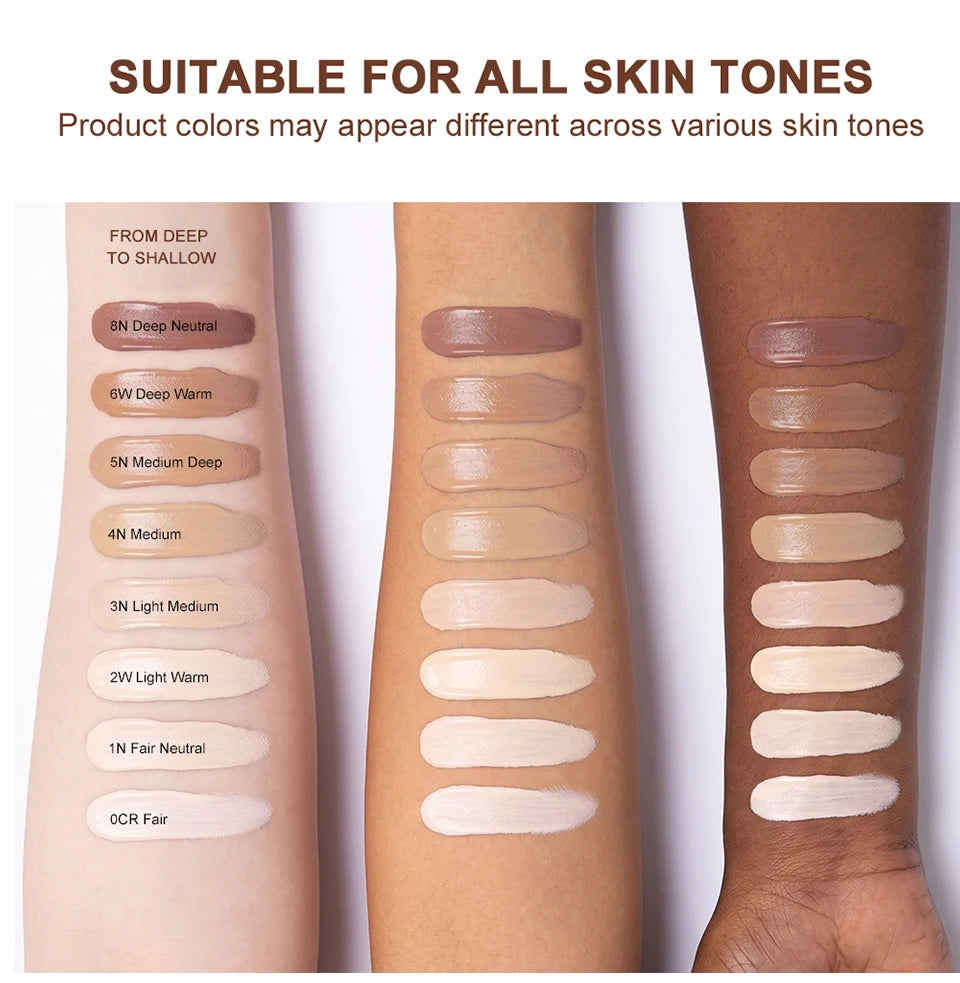 Full Coverage Waterproof Liquid Concealer for Face and Body