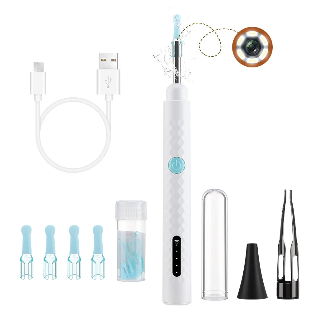 Visual Ear Wax Cleaner with HD Camera and Tweezers