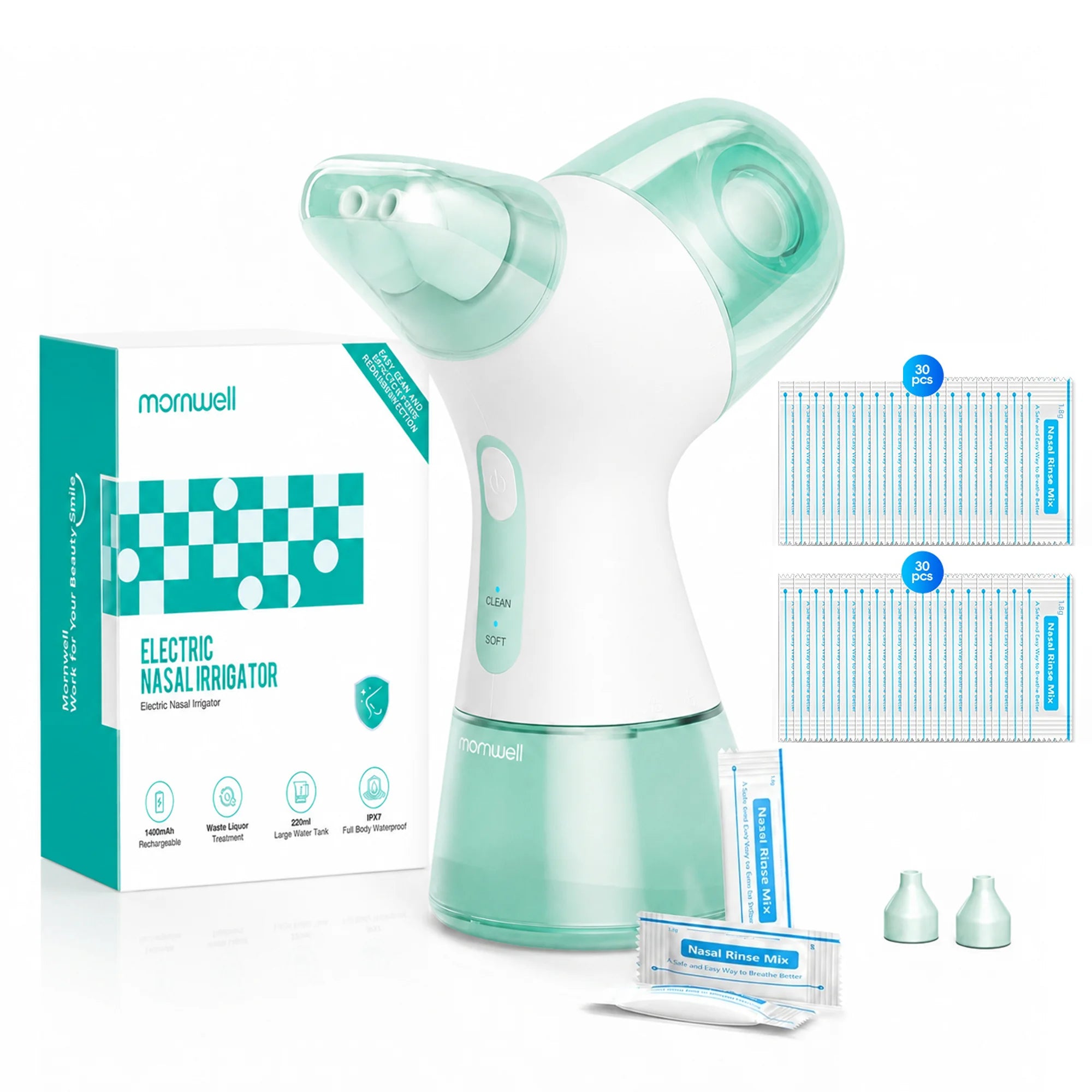 Electric Nasal Irrigation System for Sinus Relief - 25