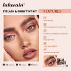 Professional 2-in-1 Eyelash and Eyebrow Tinting Kit