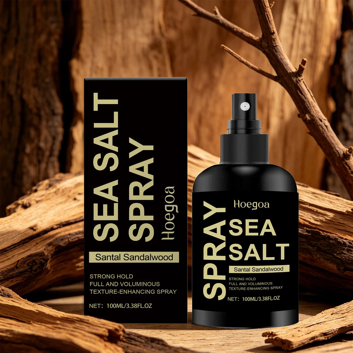 Sea Salt Texturizing Hair Spray for Voluminous Beach Waves