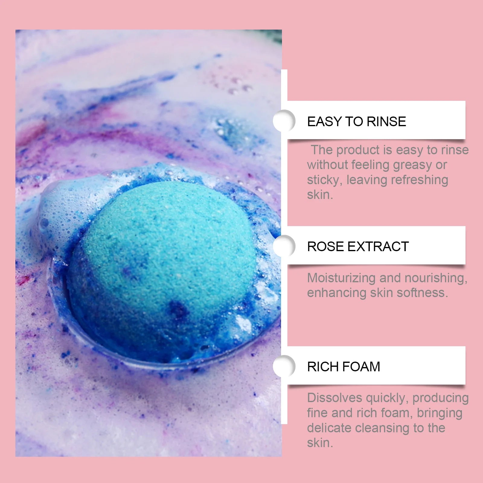 Aromatherapy Moisturizing Bath Bomb Set for Stress Relief - 14