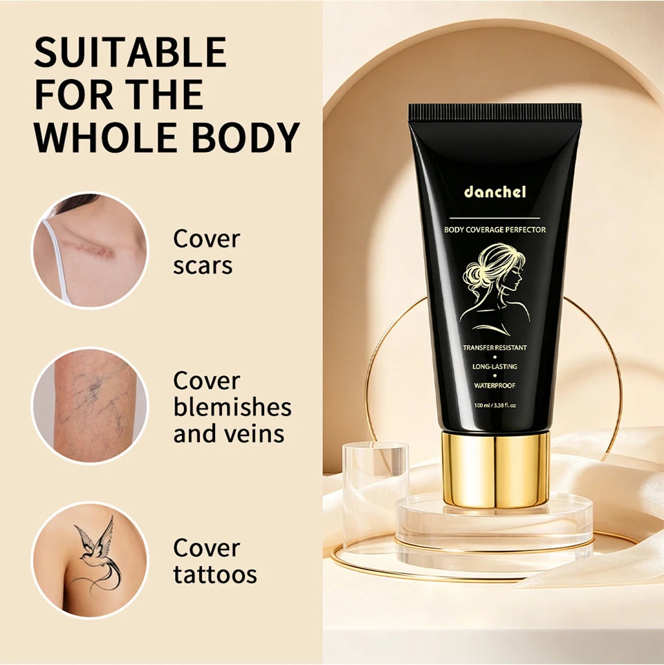 Waterproof Full Coverage Body Concealer for Tattoos and Scars