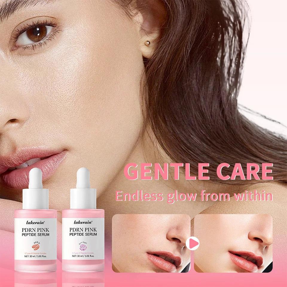 Salmon PDRN Pink Peptide Facial Serum for Glass Skin Glow