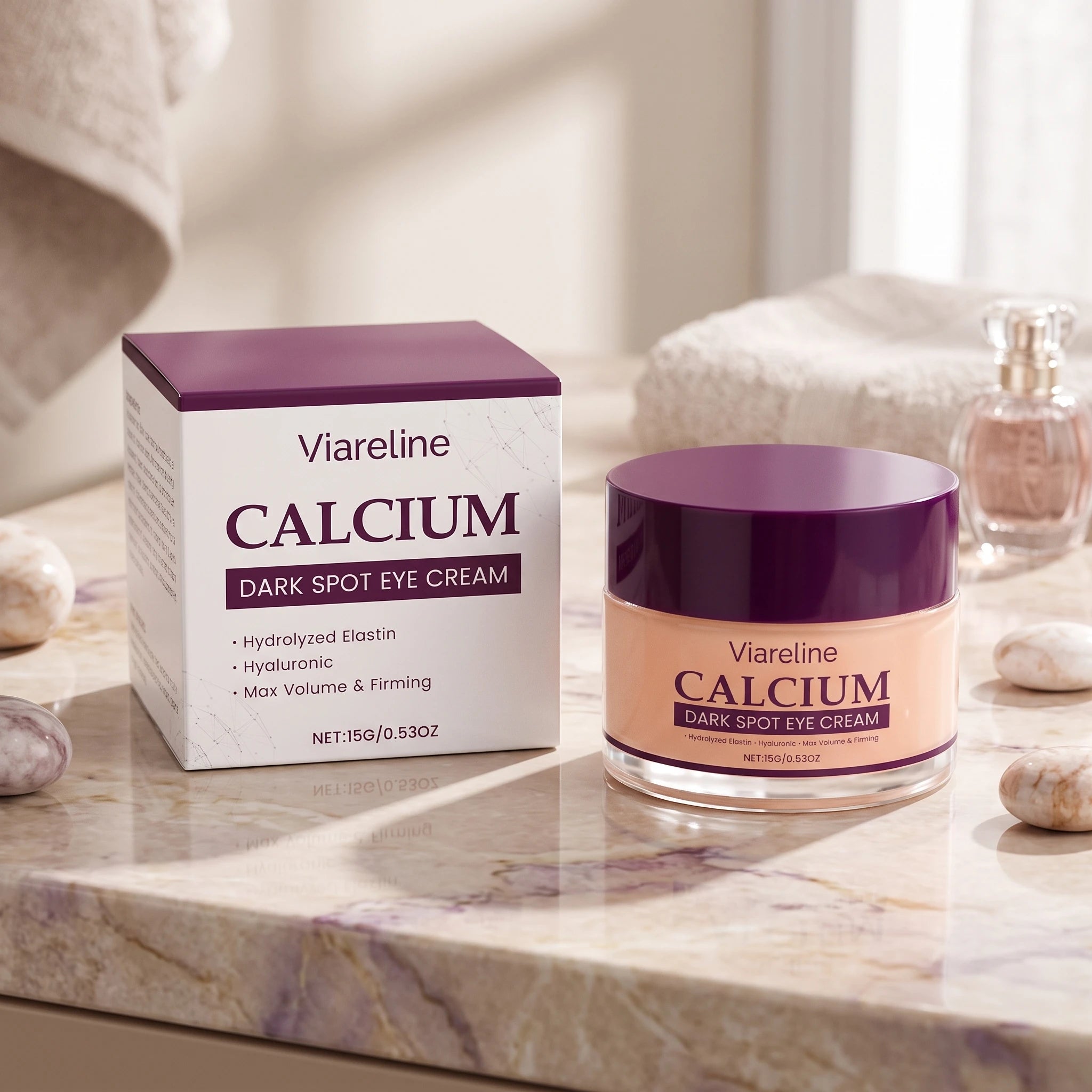 Calcium Eye Cream for Dark Circles and Fine Lines - 2