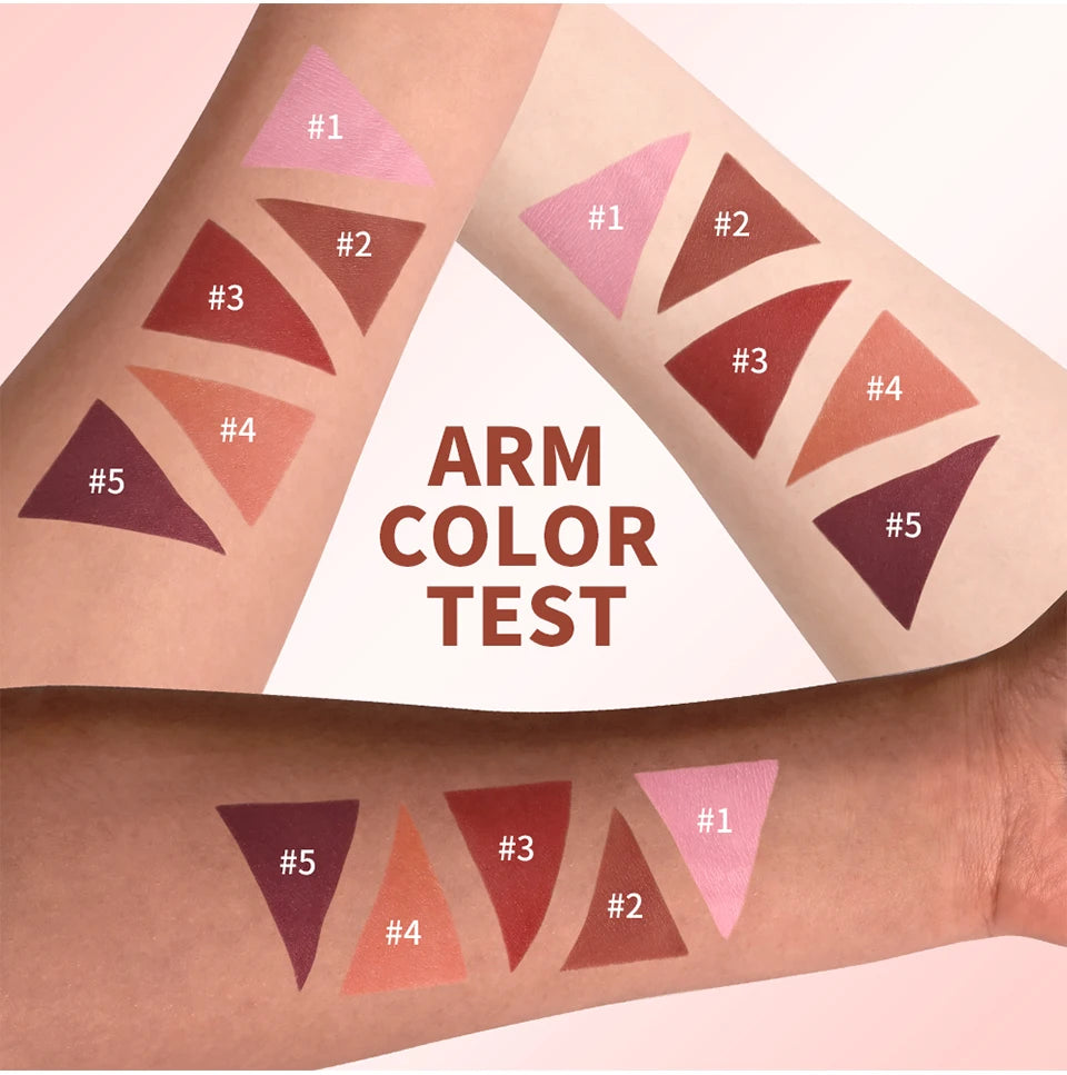 Matte Bronzer Powder for Long-Lasting Waterproof Face Contouring