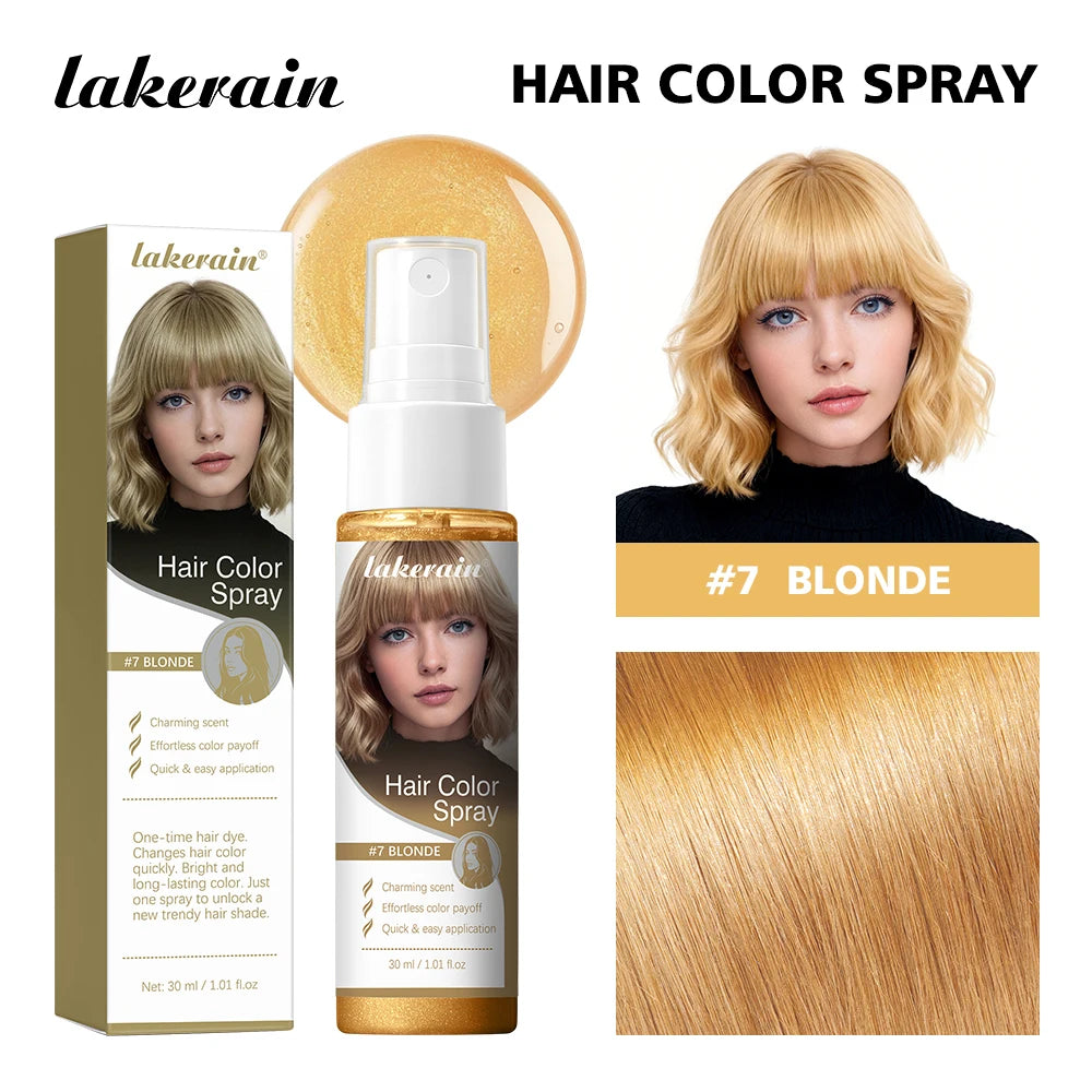 Temporary Washable Hair Color Spray for Parties and Styling