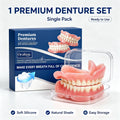Comfort Fit Silicone Snap-On Dentures for Natural Smile