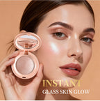 Silken Touch Shimmer Highlighter Powder for Radiant Glow