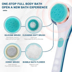 Electric Rotating Bath Brush and Back Scrubber