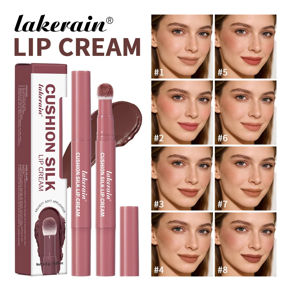 Long-Lasting Matte Silk Lip Cream and Blush