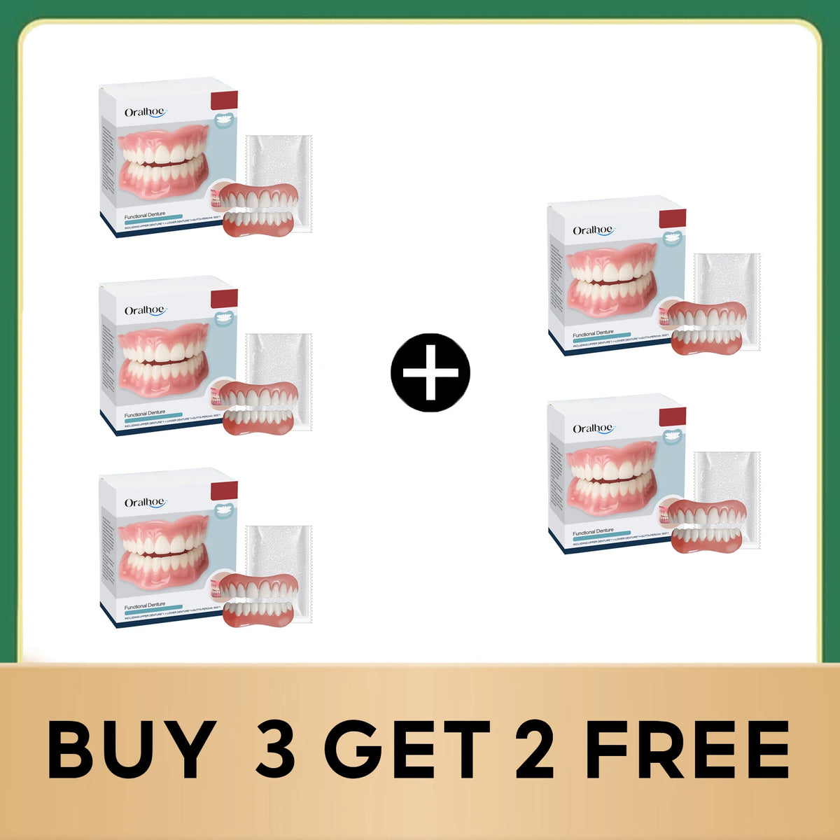 Temporary Silicone Denture and Smile Repair Kit